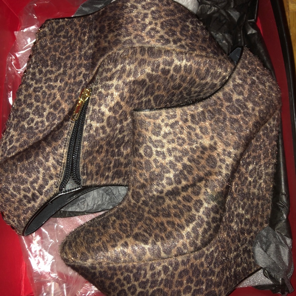 Leopard Wedges